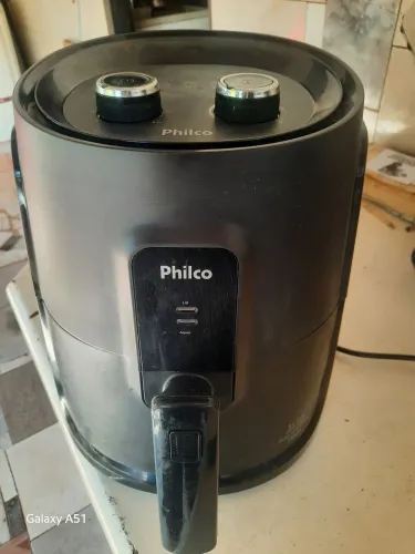 Air frayer philco gourmet black 127v 