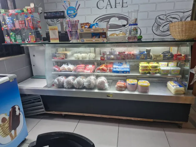 Balcao grande inox frio 