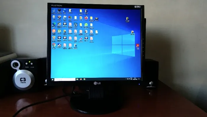 Monitor 17 Polegadas Lg Flatron L1753t-bf Vga Dvi,Acompanha Cabos