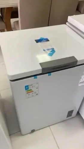 Freezer Midea 145l novo,127v
