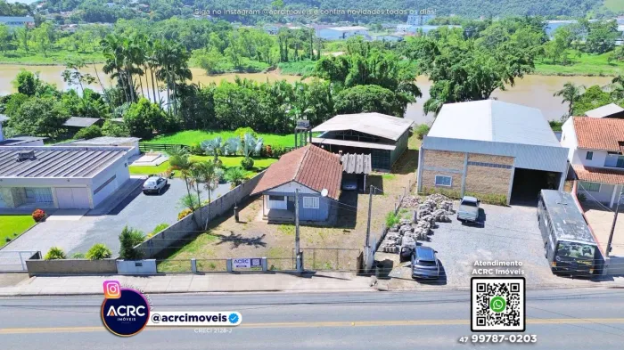 ACRC Imóveis - GL00411 - Galpão a Venda no Bairro Belchior Baixo em Gaspar