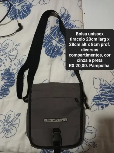 Pasta ou Bolsa tiracolo unissex