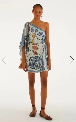 Vestido FARM sonho de conchas