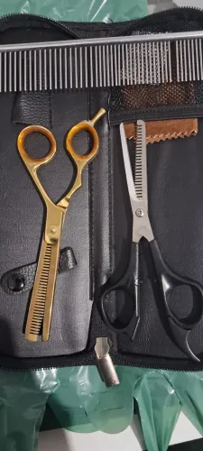 TESOURAS SEMI DENTADAS, 5,5 POLEGADOS