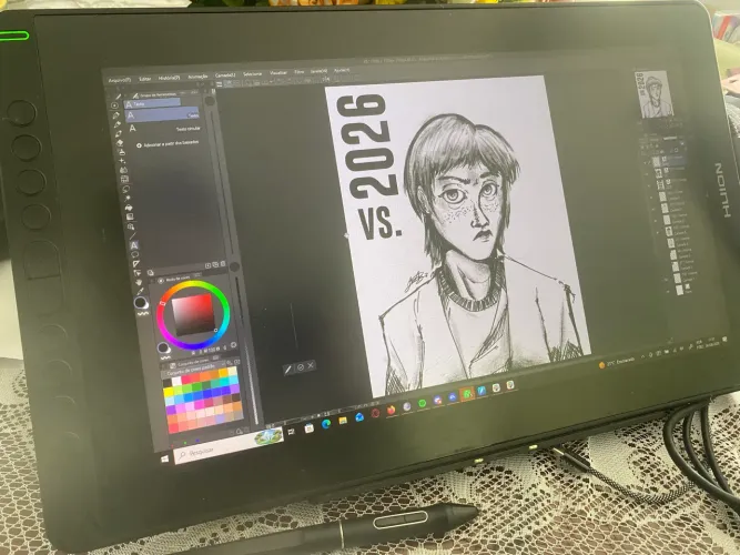 Mesa Digitalizadora Display Huion Kamvas GS16