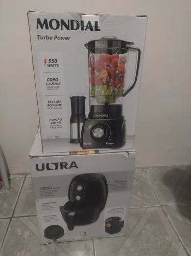 Liquidificador e Fritadeira a Ar