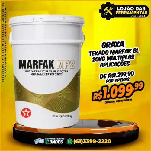 Graxa Texado Marfak BL 20Kg Múltiplas Aplicações
