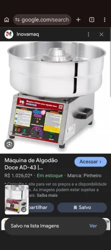 Máquina de algodão doce 