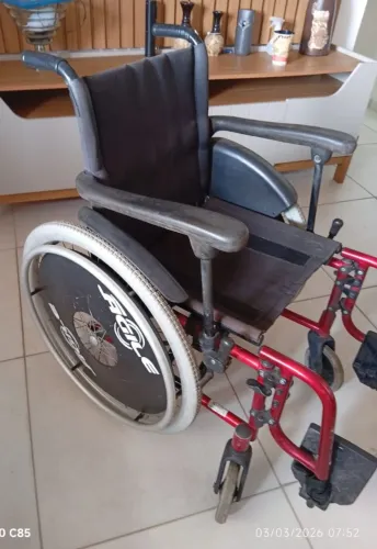 Cadeira de rodas alumínio para pcd
