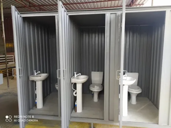 Container banheiro triplo 3x1,5x2,20 direto de fábrica