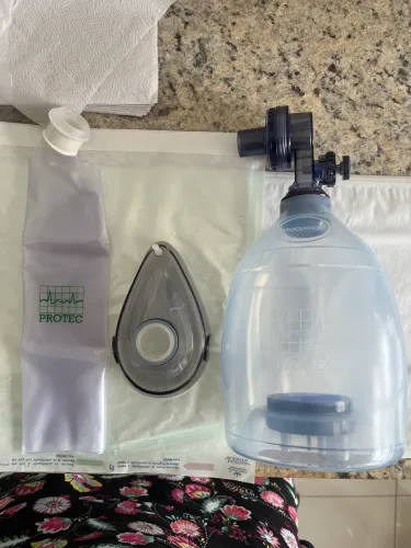 Ambu / Reanimador Manual Protec Autoclavável - Novo Sem Uso