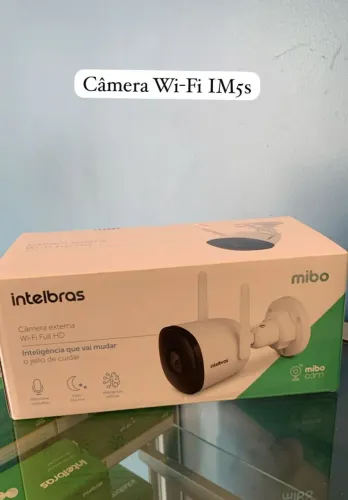  CÂMERA WI-FI INTELBRAS IM5S INSTALADA 