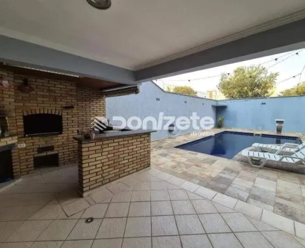 Sobrado residencial para aluguel em Santo André (Vila Alzira)  4 quartos, 3 suítes, piscin