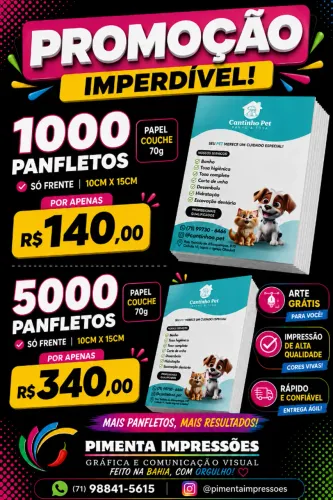 Panfleto personalizado