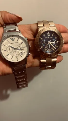 Relógio MK e Armani masculinos originais