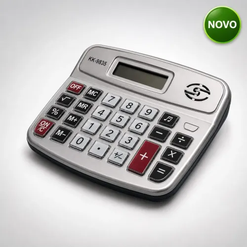 Calculadora Eletrônica De Mesa 8 Dígitos KK-9835