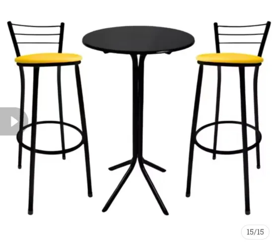 Mesa Bistrô com duas bancas