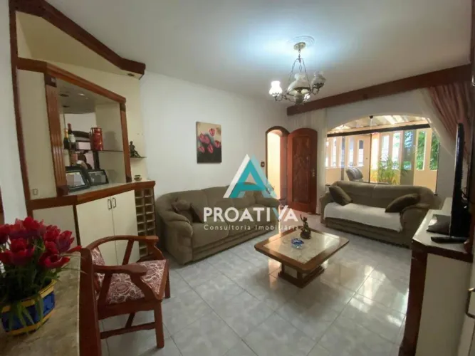 Casa com 4 dormitórios à venda, 264 m² - Parque Erasmo Assunção - Santo André/SP