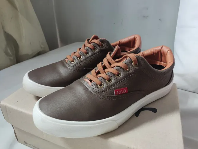 Tênis Sneaker Marrom Polo
