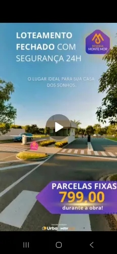 Lançamento Reserva Monte Mor Loteamento Fechado Lotes a Partir de 160m2 Residenciais e 250