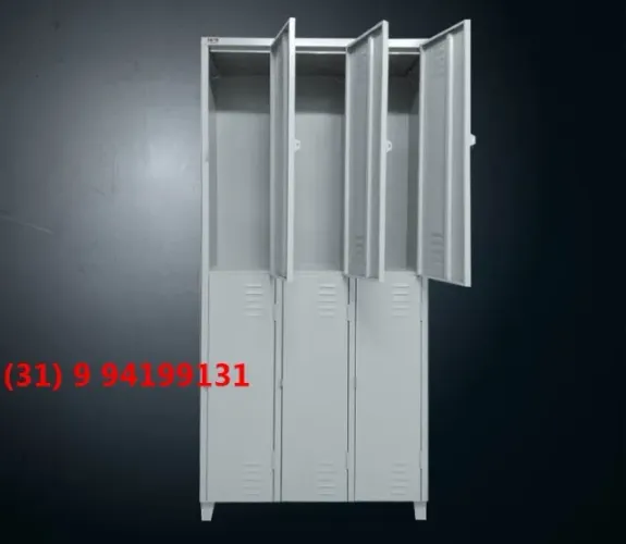 Armário de aço Roupeiro 6 Portas Grandes Novo Frete grátis