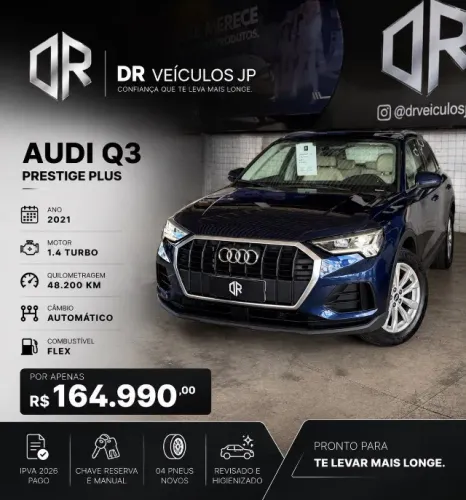 Audi Q3 Prestige Plus 1.4 TFSI Flex S-tronic 2021