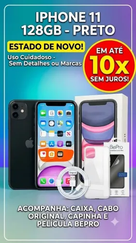 iPhone 11 128gb preto