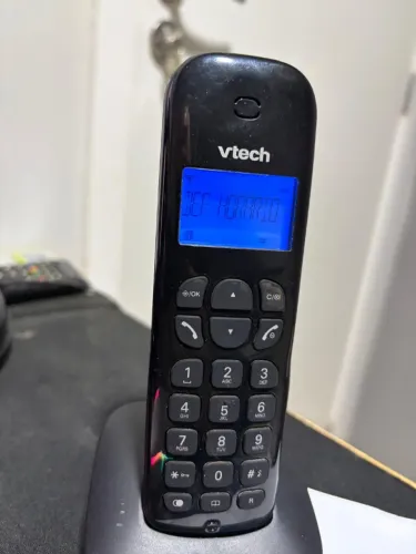 Telefone VTech VT680 sem fio - cor preto