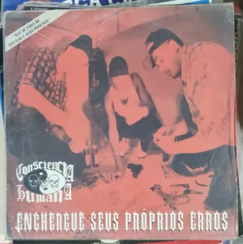LP Vinil Consciência Humana - Entre a Adolescência e o Crime / 1995
