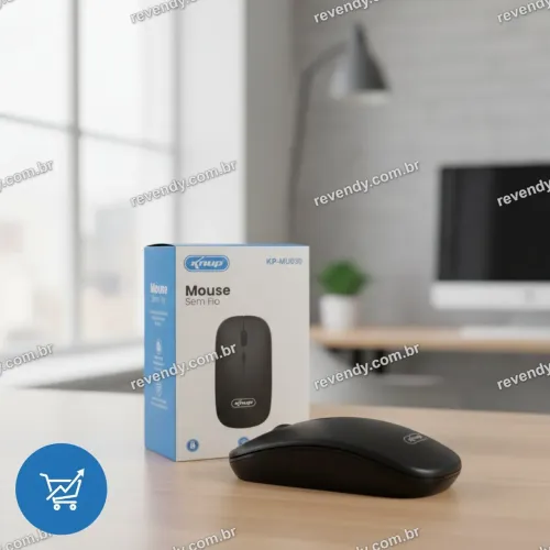 Mouse sem fio - funciona a pilha - entrega grátis
