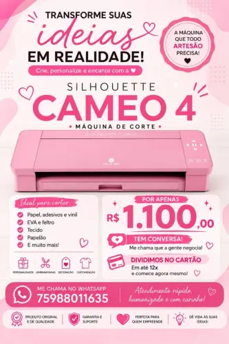 Máquina de corte silhouette cameo 4