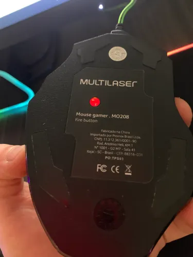 Mouse gamer Multilaser 