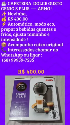 Vendo essa cafeteira elétrica novinha