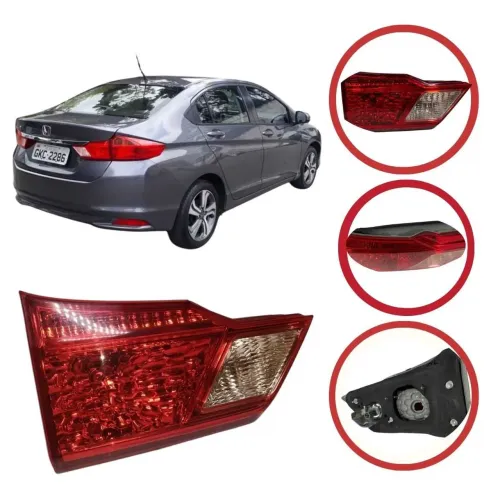 *Lanterna Da Tampa Traseira Esquerda Honda City 2015 a 2018