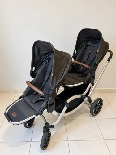 Carrinho de Bebê Para Gêmeos Zoom Abc Design