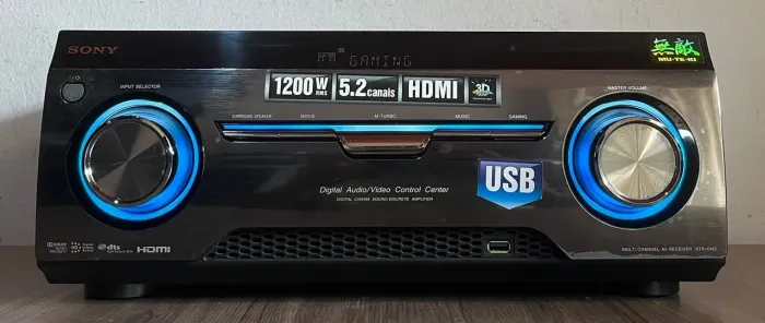 Receiver Sony Muteki Str-km3 1200Rms 5.2 HDMI USB Leia Descrição