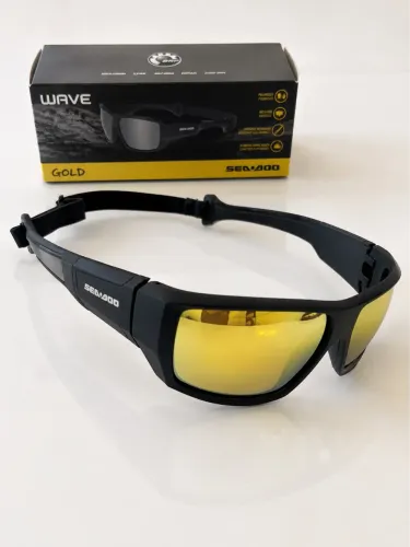 Óculos Sea-Doo Wave Gold Original Importado Polarizado - Novo