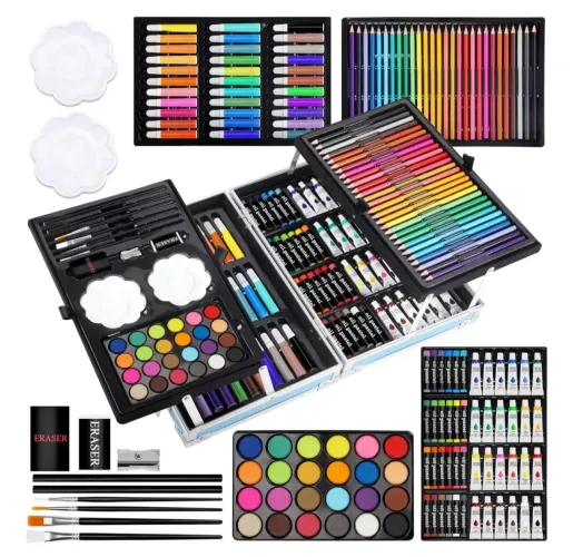 OFERTA MALETA DE PINTURA SEMIPROFISSIONAL 145 PEÇAS