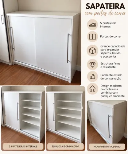 Sapateiro ou armário multiuso