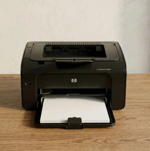 Impressora HP Laserjet Pro P1102w com wifi preta 110v Alta Velocidade Toner