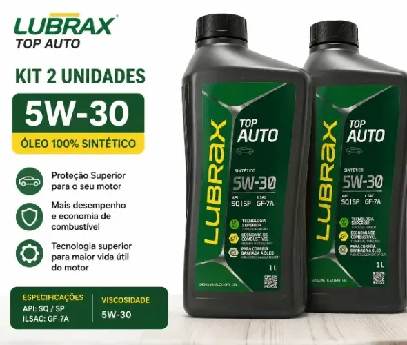 Kit óleo 5w30 lubrax novo