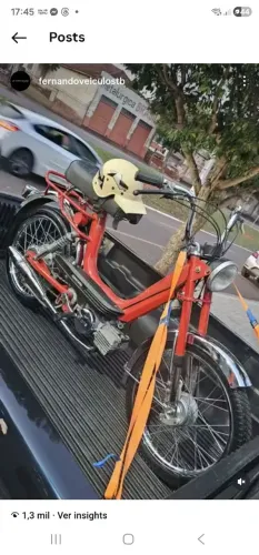 Mobilete Monark Ano 1980 Única Dona!