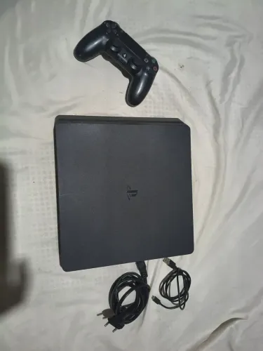 Ps4 Slim 512 GB com controle Original, Aceito troca em Notebook 