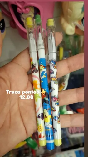 Papelaria antiga lapiseiras troca pontas