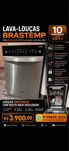 Lava louças Brastemp 10 serviços