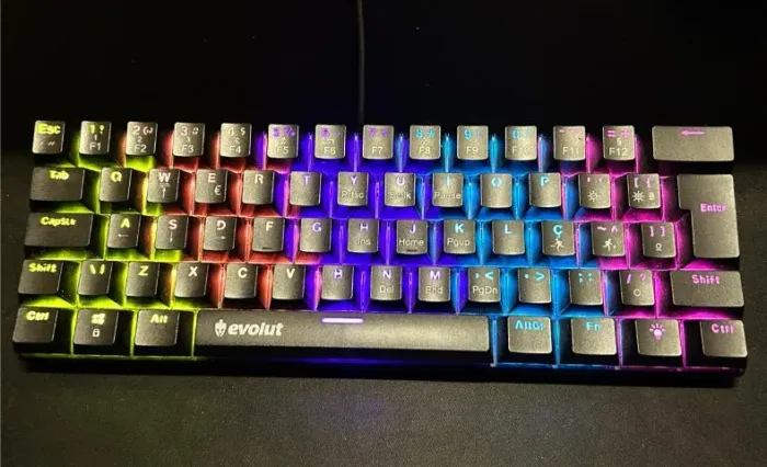 Teclado Mecânico 60% Evolut EG-223 - Switch Marrom