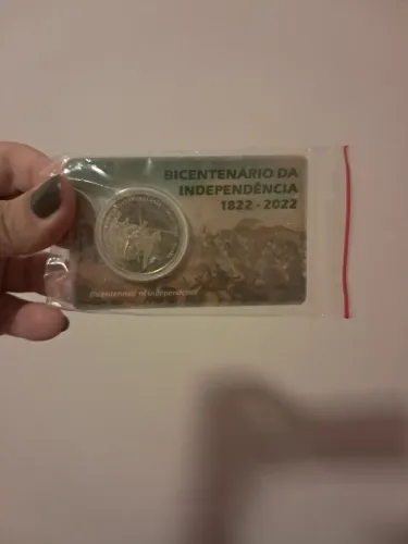 Moeda comemorativa bicentenário da independência