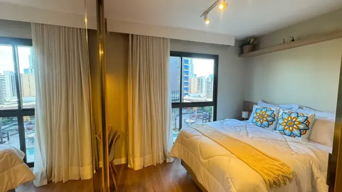 Apartamento mobiliado de 1 quarto para aluguel em Caminho das Árvores - Salvador - BA
