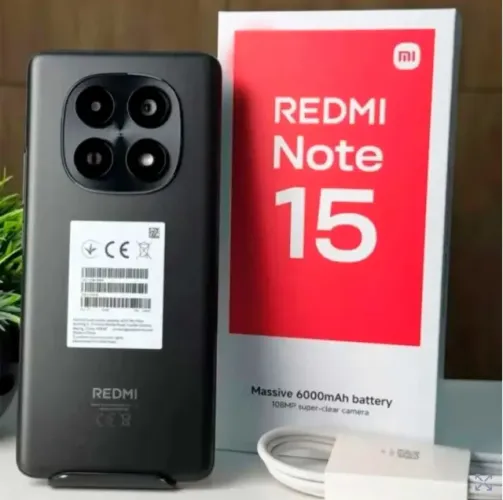 Xiaomi Note 15 256GB-8GB 4G, novo(lacrado) , NF e garantia. Entregamos