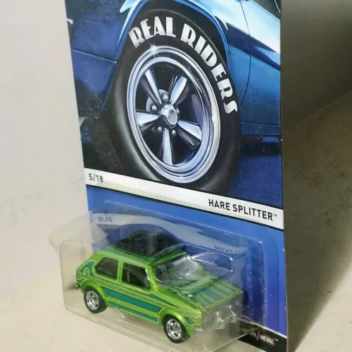 Hot Wheels Volkswagen Golf Hare Splitter Real Riders Premiums